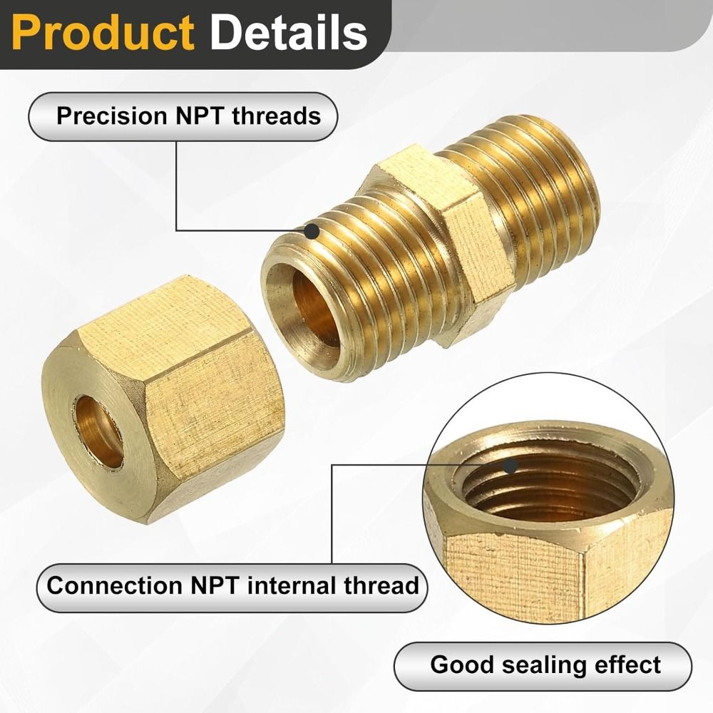 Compression Fitting Brass - Brass Brass Compression Fitting 4 5