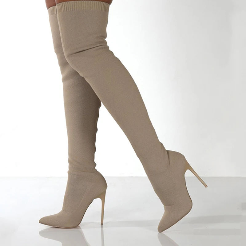 Women Autumn Over The Knee Boo - Pipe Bending Spring 评论和价格
