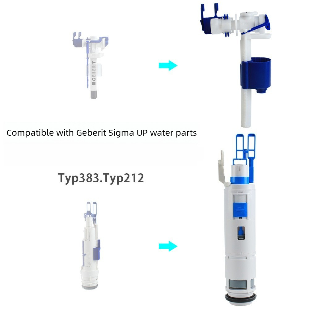 Fill Valve + Flush Valve Set C - Toilet Fill Valve 评论和价格