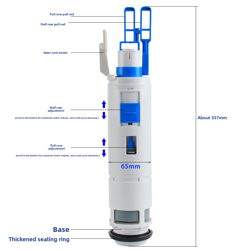 Fill Valve + Flush Valve Set C - Toilet Fill Valve 评论和价格